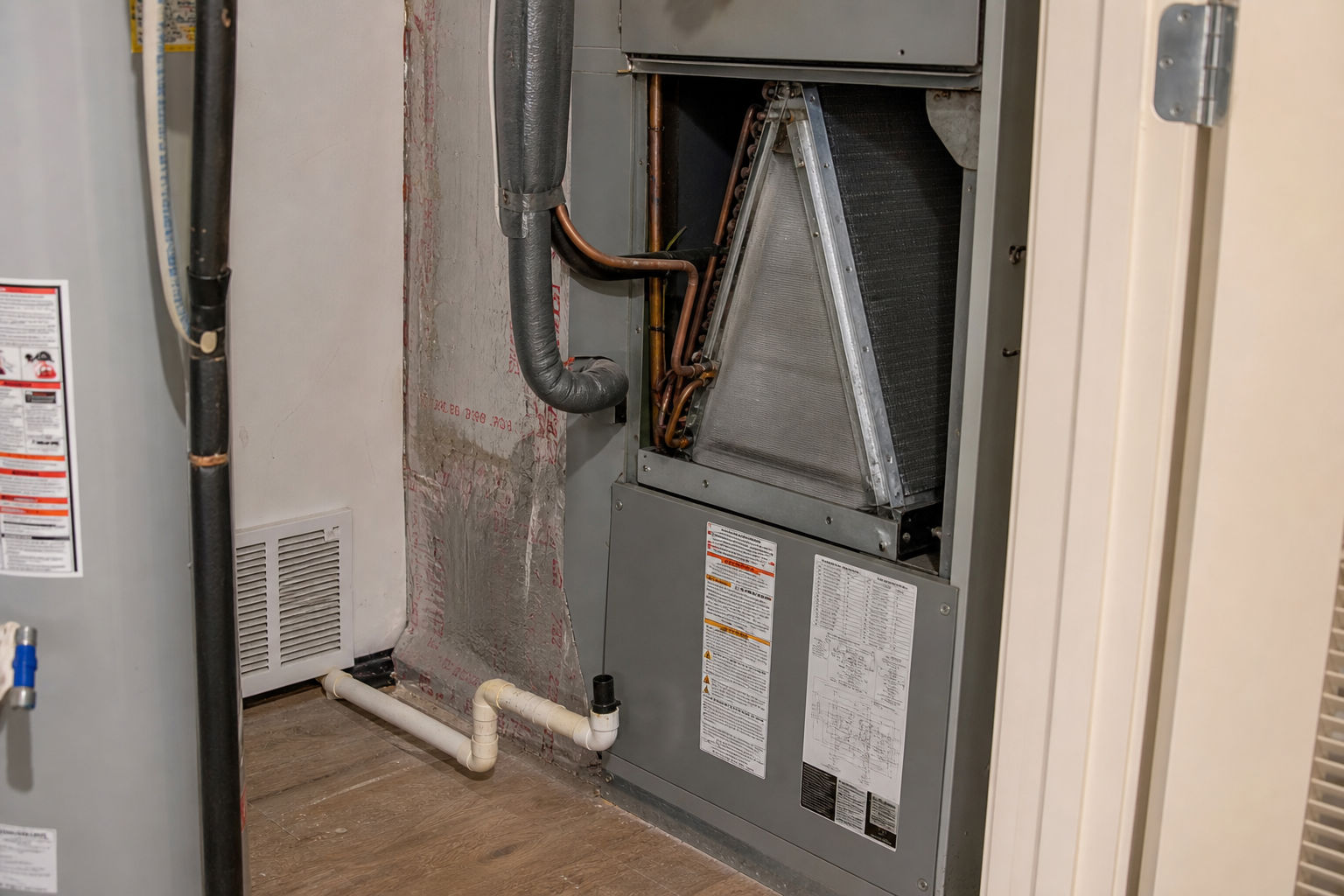 Air conditioning repair inspection of airflow and condensate components in Summerville