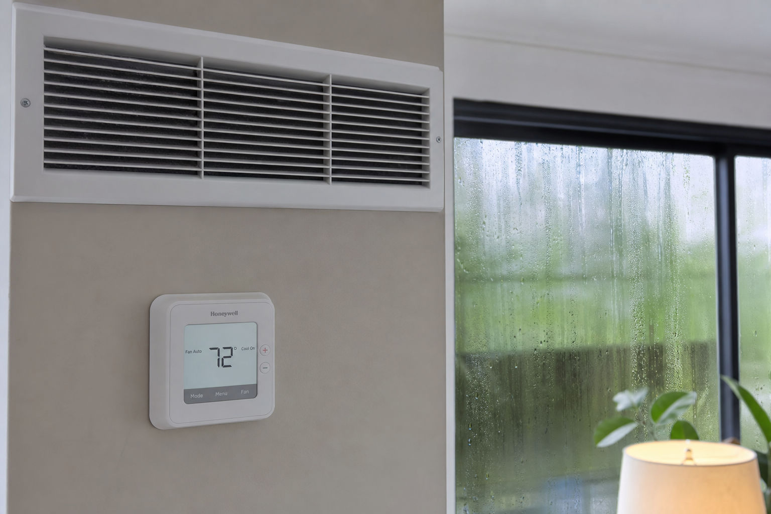 Indoor AC system in a Summerville property showing signs of humidity-related comfort issues