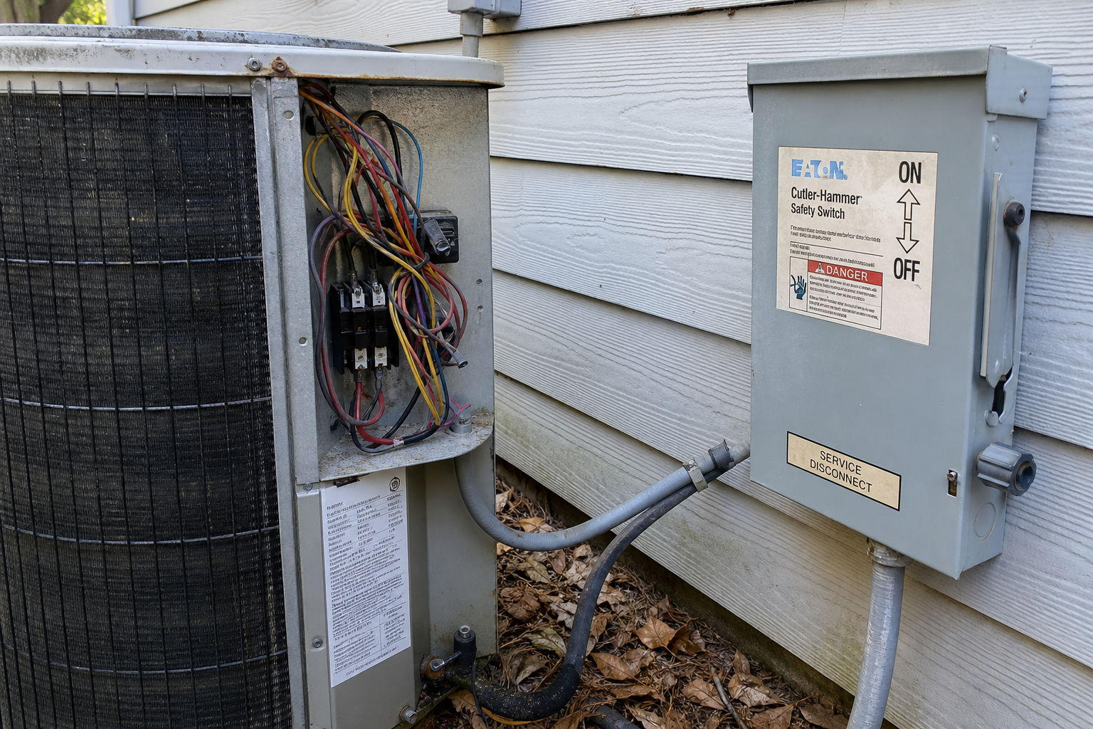 Electrical and compatibility inspection for AC replacement at a James Island property