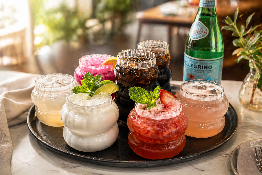 Juice bar drinks tray