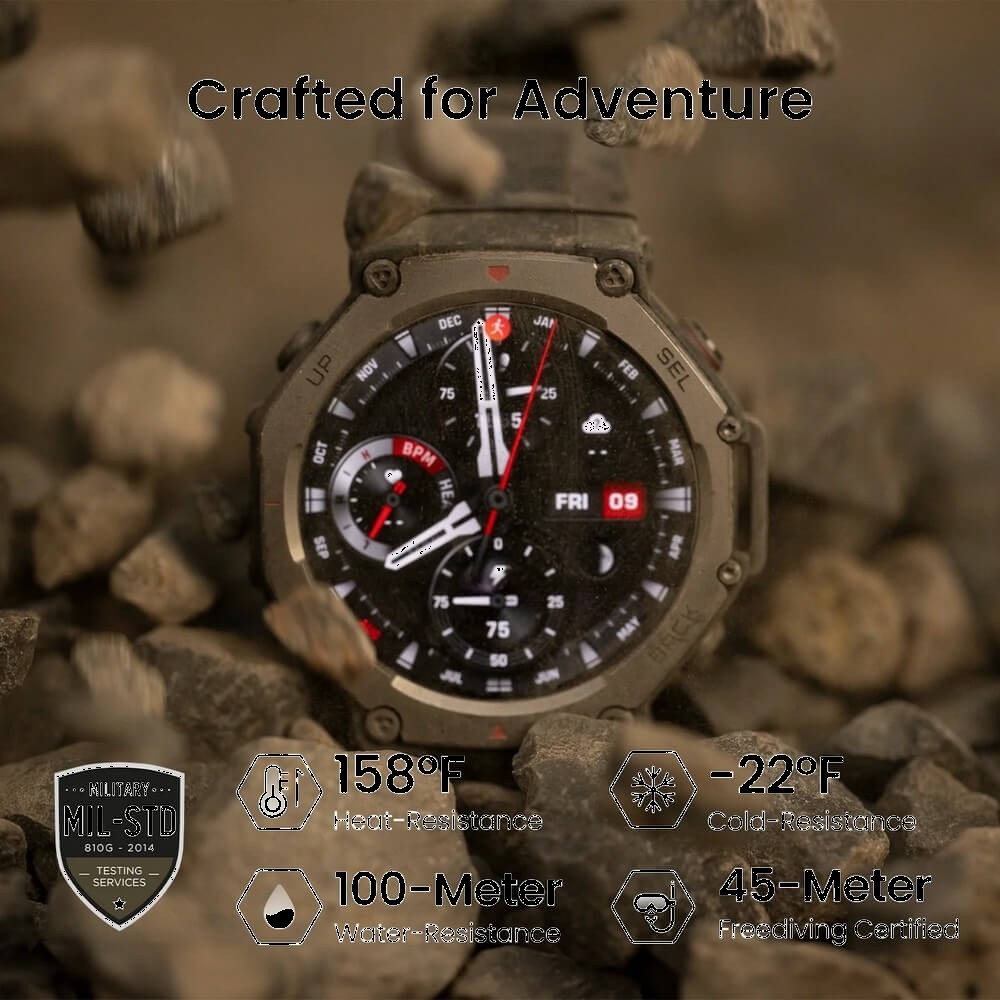 SMARTWATCH AMAZFIT T-REX 3 1.5" AMOLED ONYX view 5