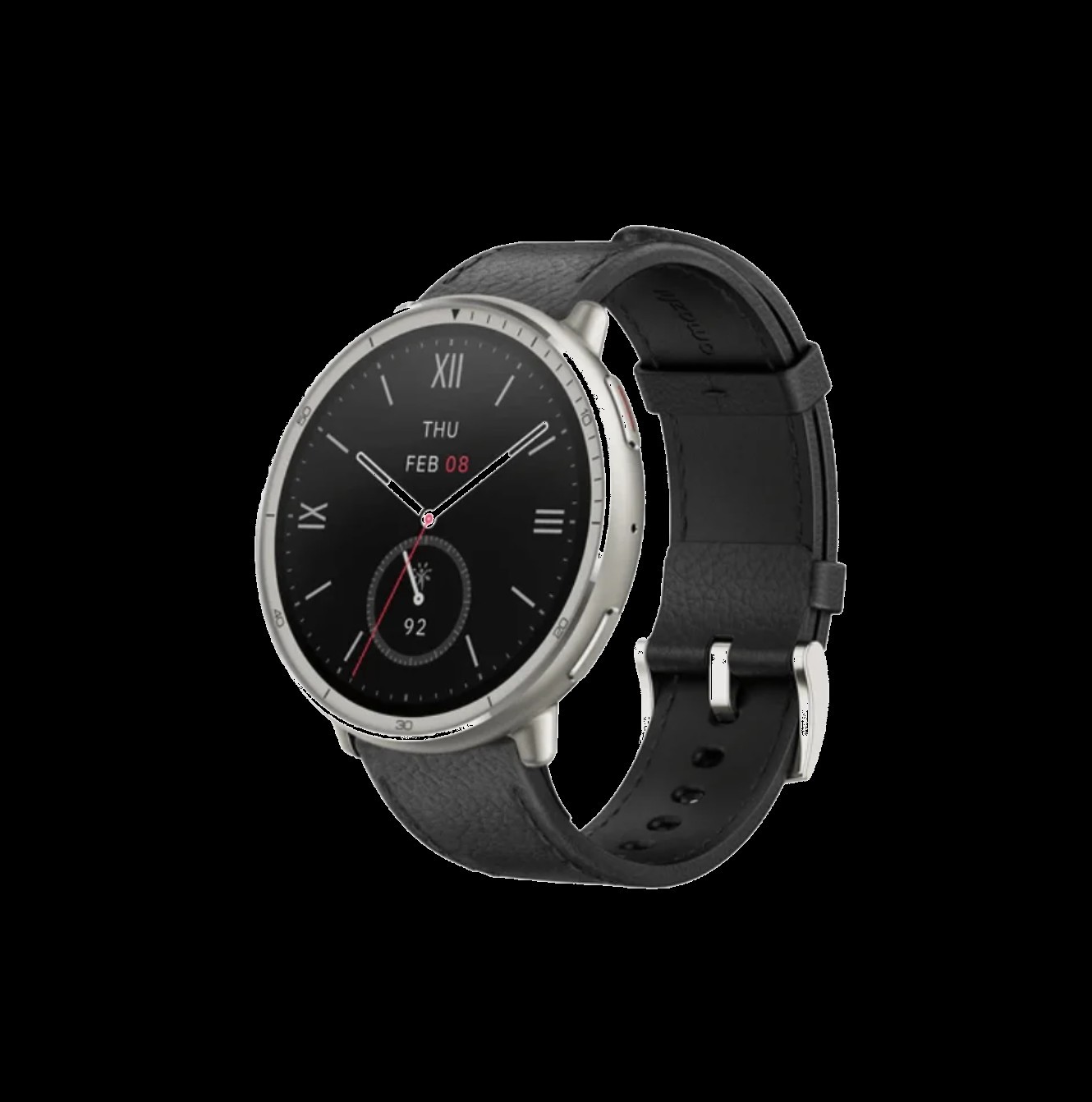 SMARTWATCH AMAZFIT ACTIVE 2 1.32" AMOLED BLACK LEATHER