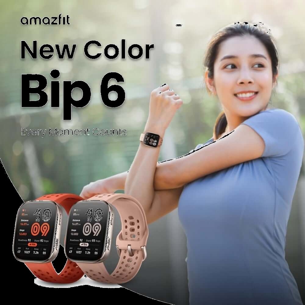 SMARTWATCH AMAZFIT BIP 6 1.97" AMOLED BLACK