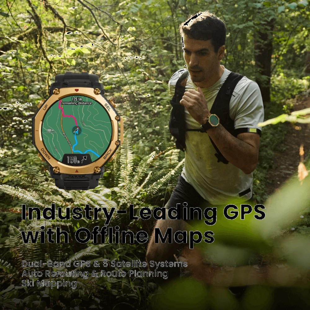 SMARTWATCH AMAZFIT T-REX 3 PRO 48MM 1.5" AMOLED GOLD
