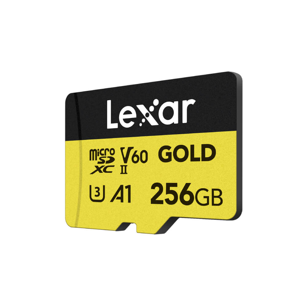 MEMORY CARD LEXAR GOLD MICROSD CARD 256GB UHS-II U3 V60 FULL-HD 3D 4K RW280/100MB/S