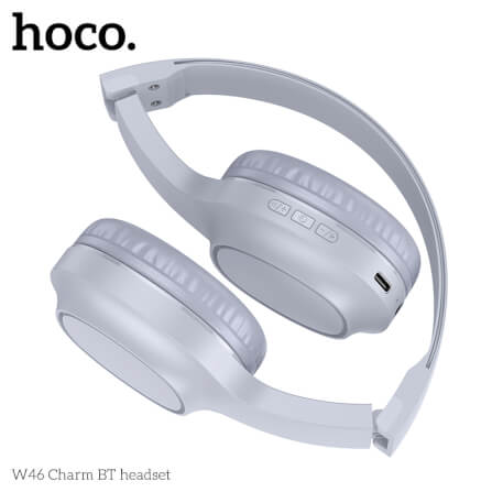 HOCO W46 Charm Bluetooth Headset, White view 3