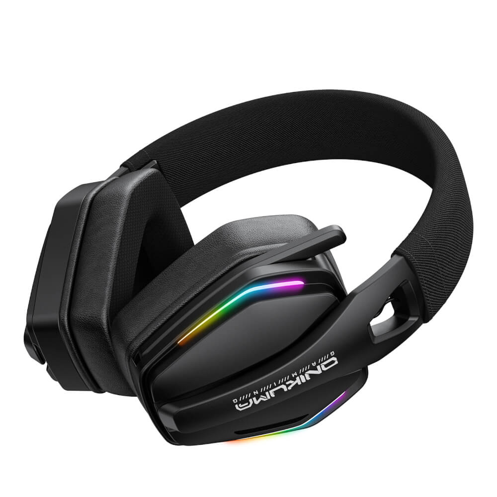 ONIKUMA GT826 THREE MODE GAMING HEADSET - BLACK view 4