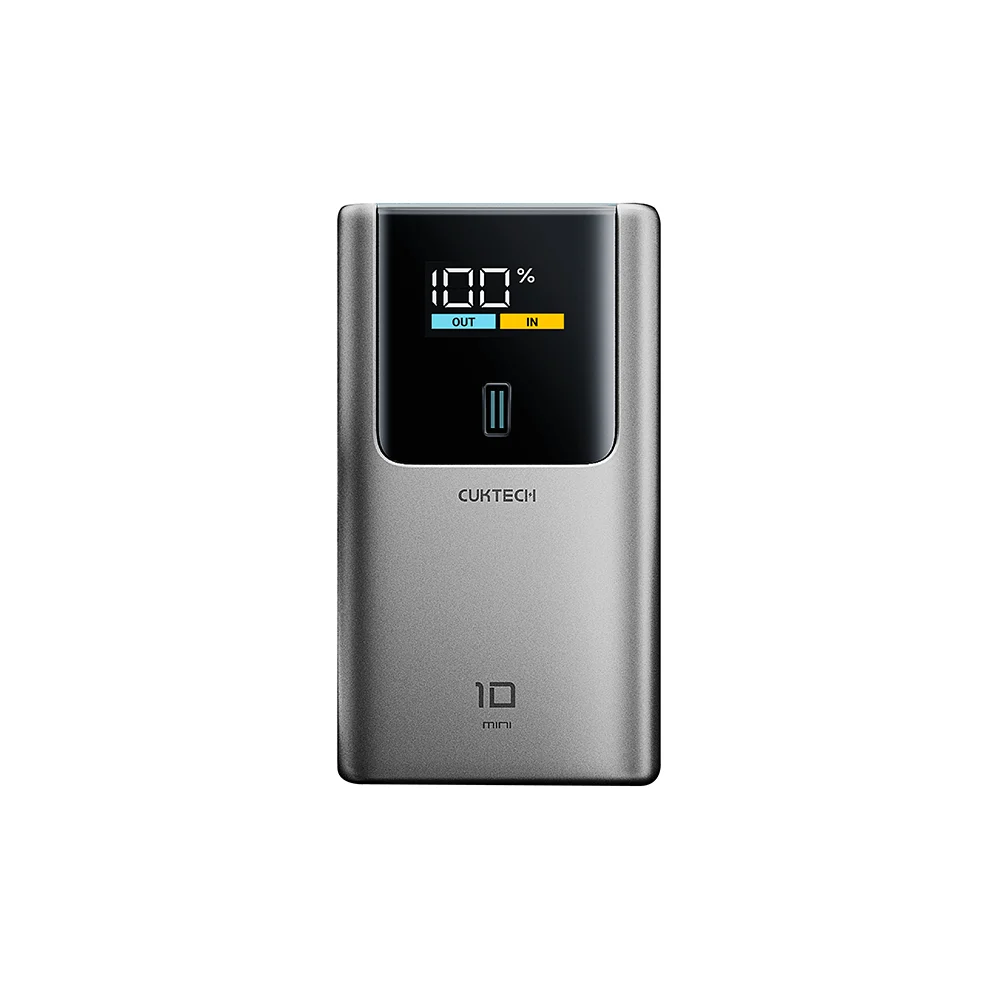 CUKTECH PB1055 10000MAH CCC GRAY BACKUP BATTERY 55W WITH STRAP