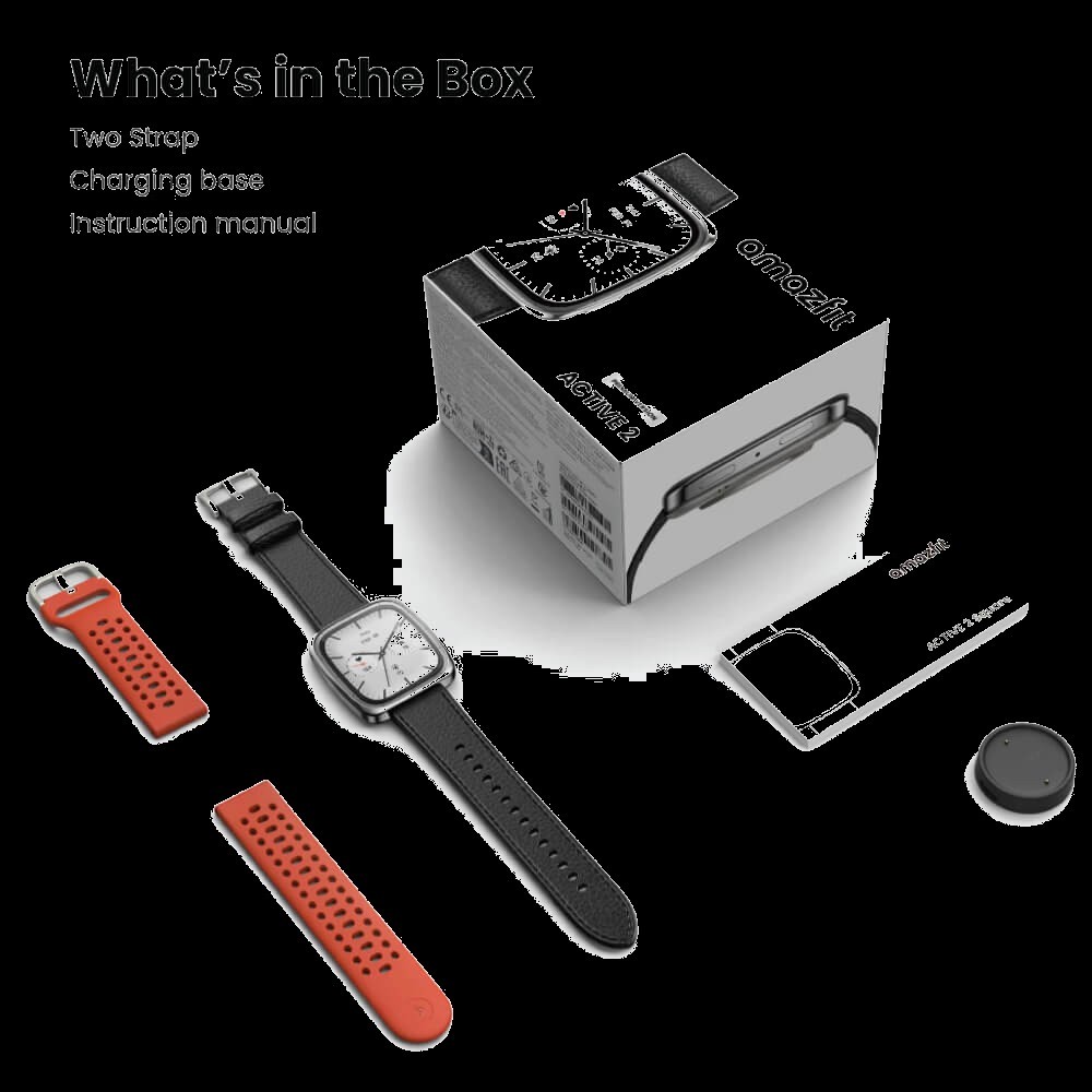 SMARTWATCH AMAZFIT ACTIVE 2 SQUARE 1.75" AMOLED BLACK view 4