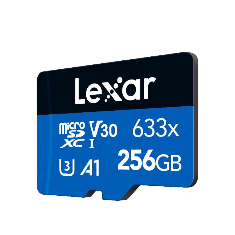 MEMORY CARD LEXAR 633X MICROSD CARD 256GB WITH ADAPTER RW100/45MB/S view 3