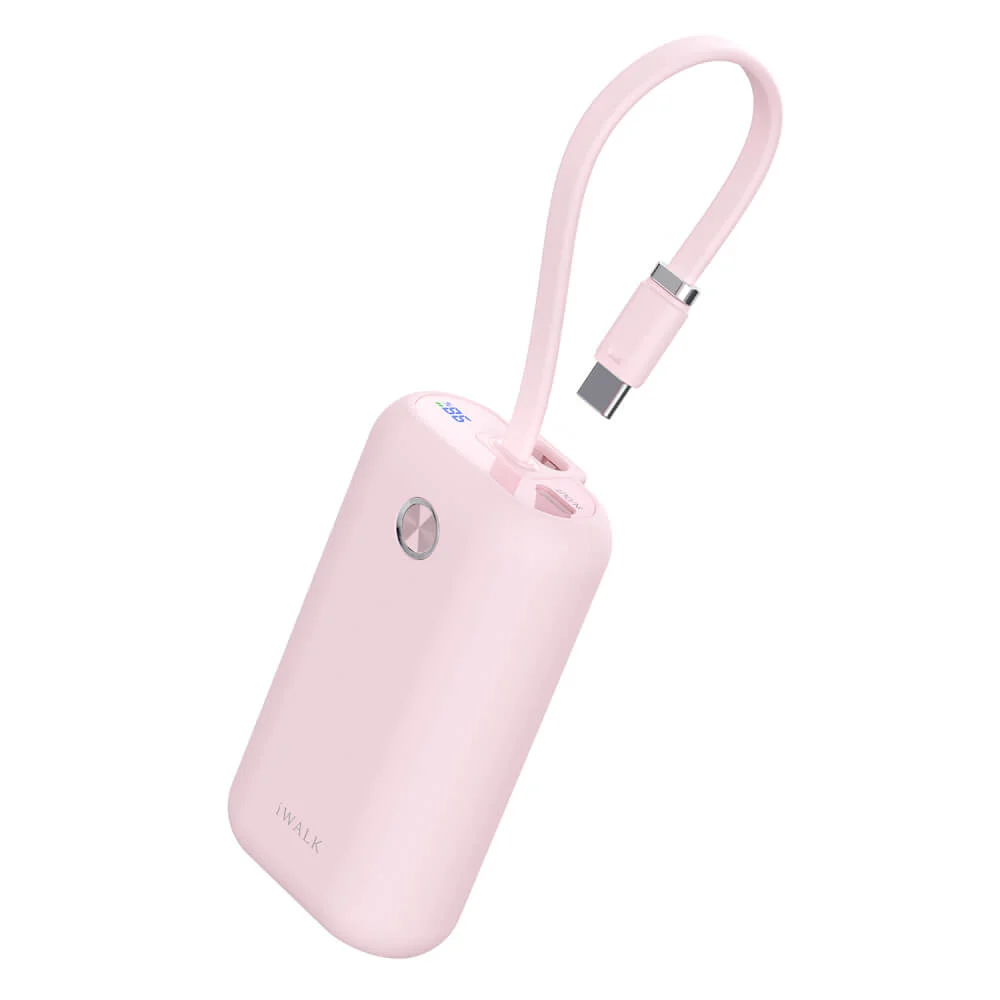 POWERBANK IWALK LINKPODX 5000 MAH SILVER COLOR SWICHABLE TO LIGHTNING OR TYPEC CONECTOR view 8