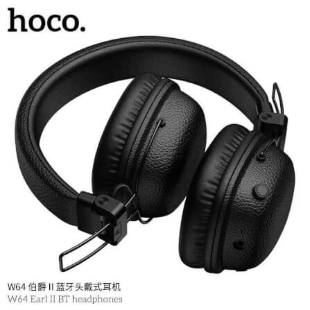 HOCO W64 Earl II Wireless Headphones, Black