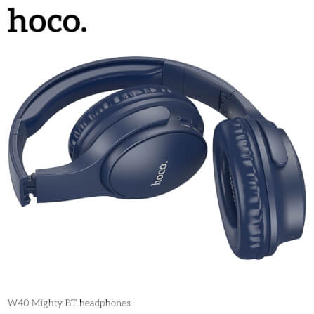 HOCO W40 Mighty Bluetooth Headphones, Black view 4