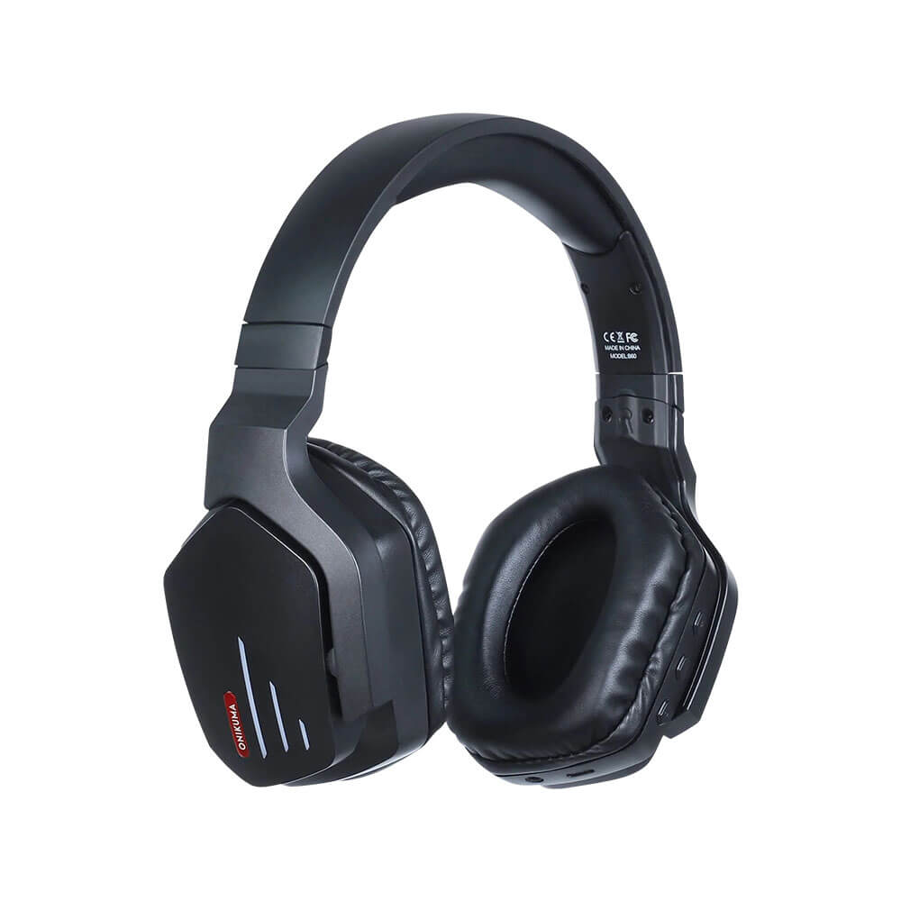ONIKUMA B60 WIRELESS BLUETOOTH GAMING HEADSET - BLACK