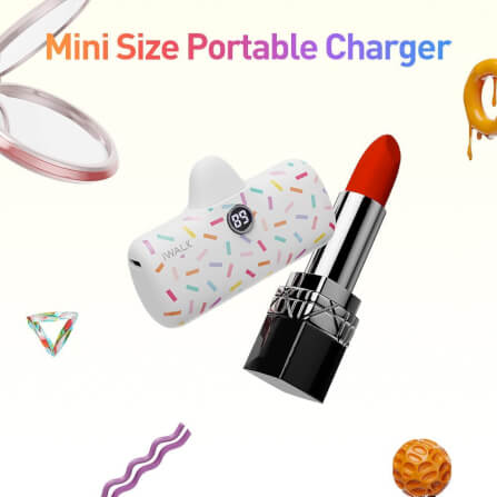 POWERBANK IWALK LINKPOD PRO 4800 MAH LIGHTNING CHARGER WHITE CANDY COLOR view 5
