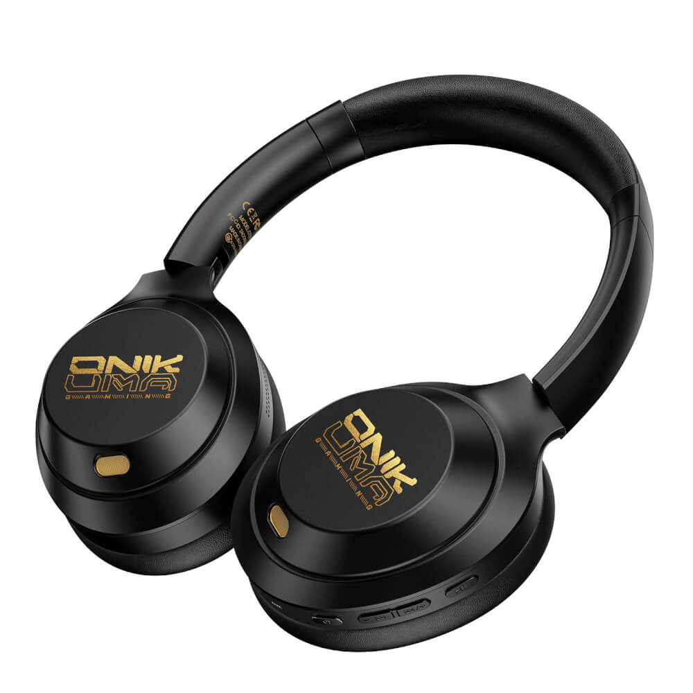 ONIKUMA GT811 DUAL NOISE REDUCTION DUAL MODE GAMING HEADSET - BLACK