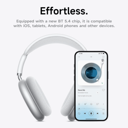 HOCO W65 Plus ANC Wireless Headphones, Orange view 3