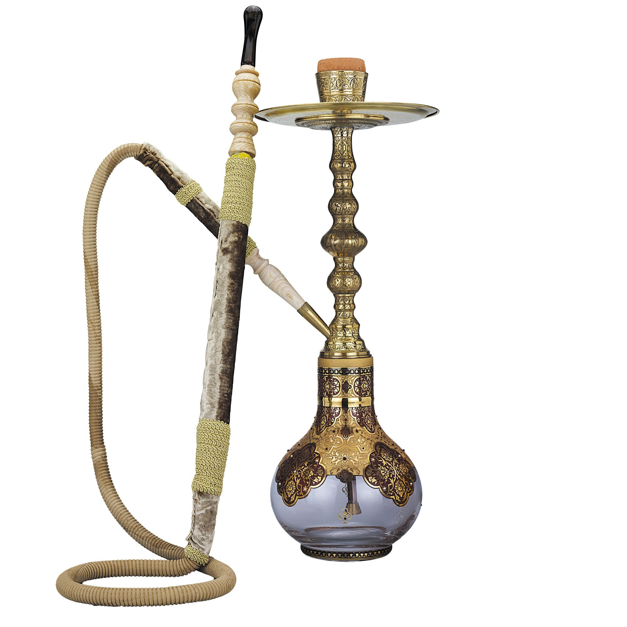 Hand-decorated hookah