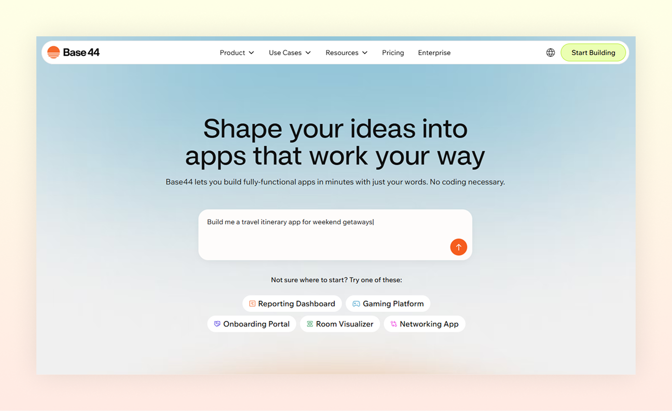 base44 app development