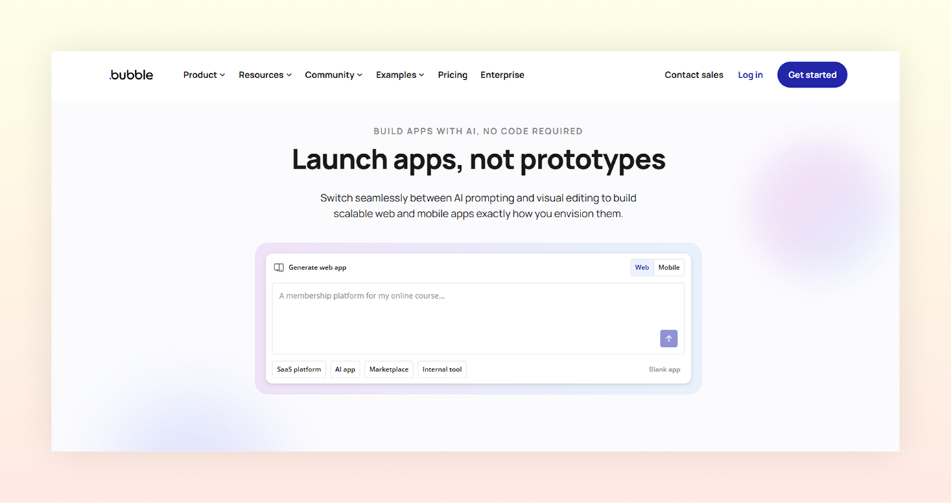 best no-code app builders
