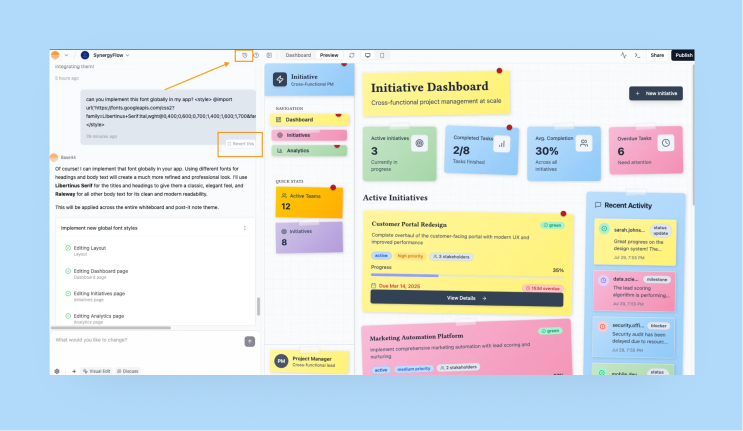 design version control base44