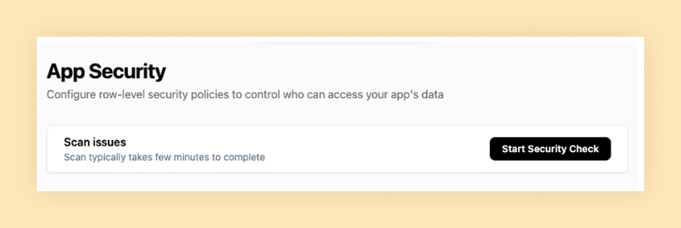 base44 security dashboard Security dashboard & row‑level security (RLS)