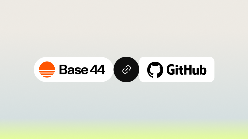 Base44 GitHub integration