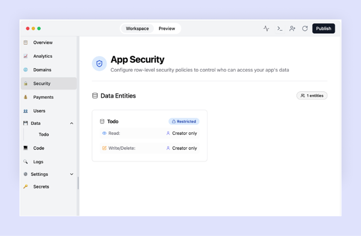 app security guide, base44 app security built in