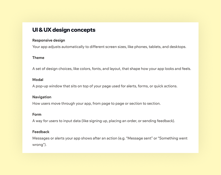 ui & ux base44