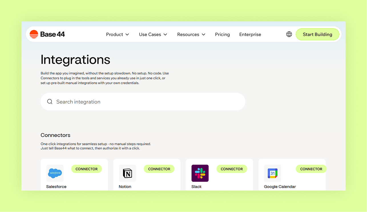 Base44 Integrations