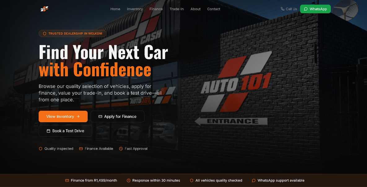 AUTO101 — AUTO101 Website