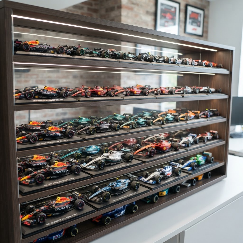 The 1:43 F1 Grid: Why Precision is Winning the Desk Space War