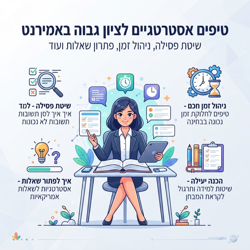 איך לזהות מהר את התשובה הנכונה באמירנט בלי להילחץ מכל אפשרות