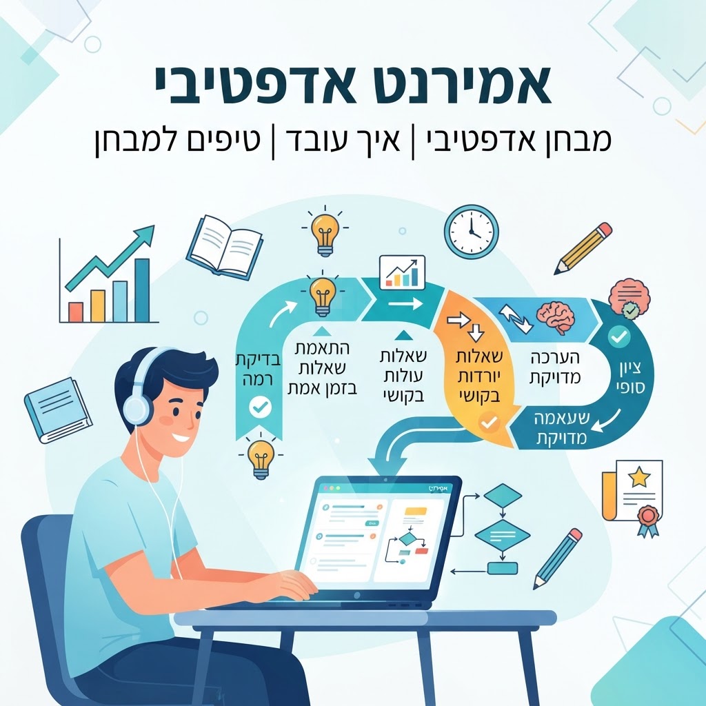 איך עובד מבחן אמירנט אדפטיבי