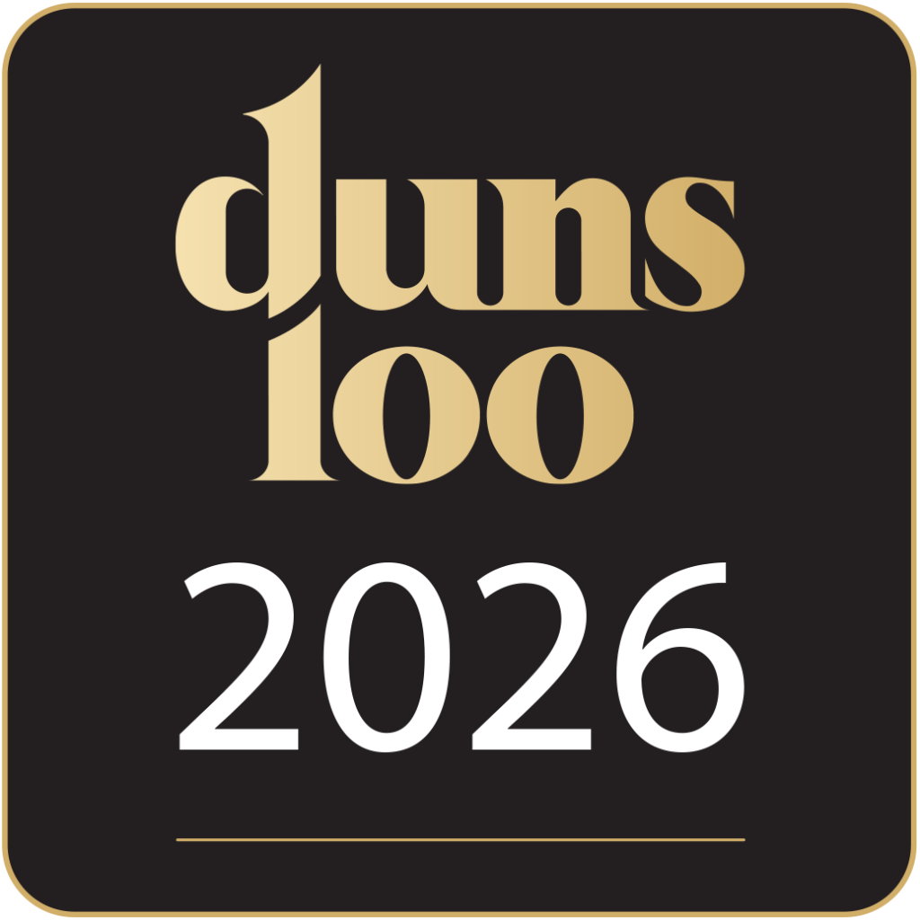 תג דירוג Dun's 100 לשנת 2026