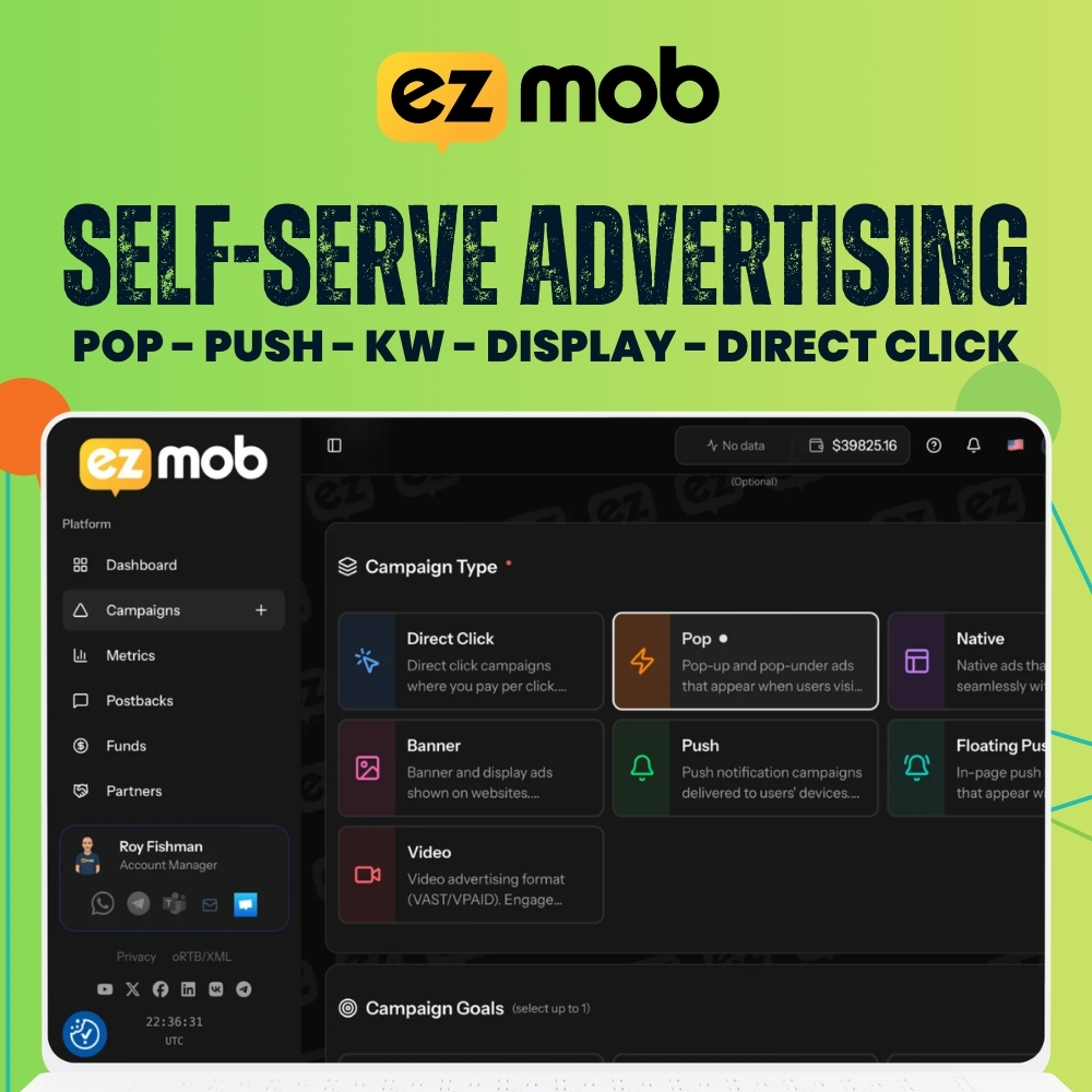 Self-Serve Advertising — Platform Showcase