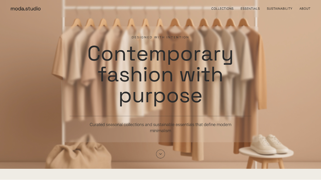 Moda Studio template preview
