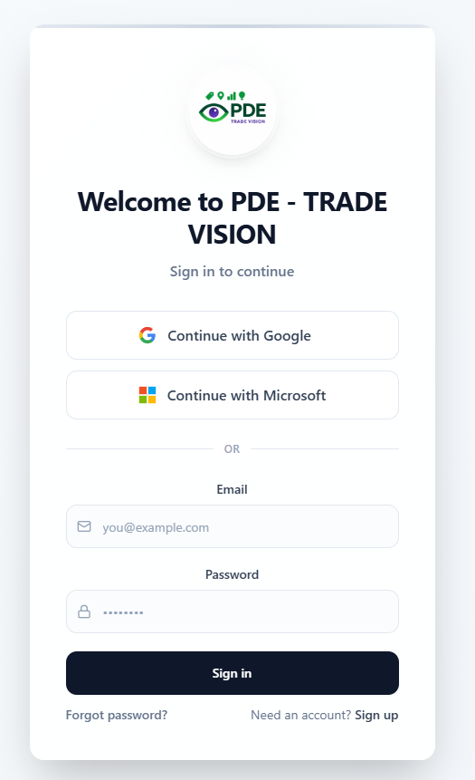 PDE Trade Vision