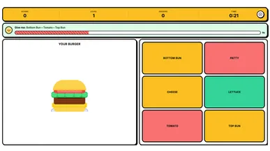 Burger Builder template preview