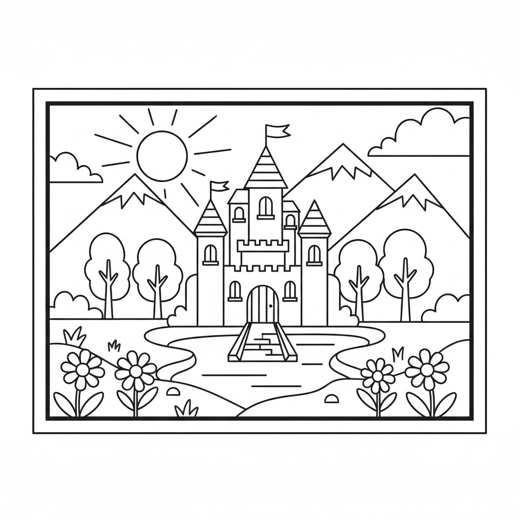 My Photo Coloring Page