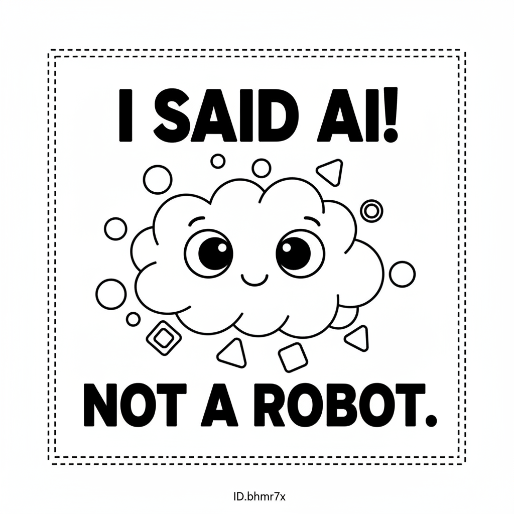 I said AI! not a robot