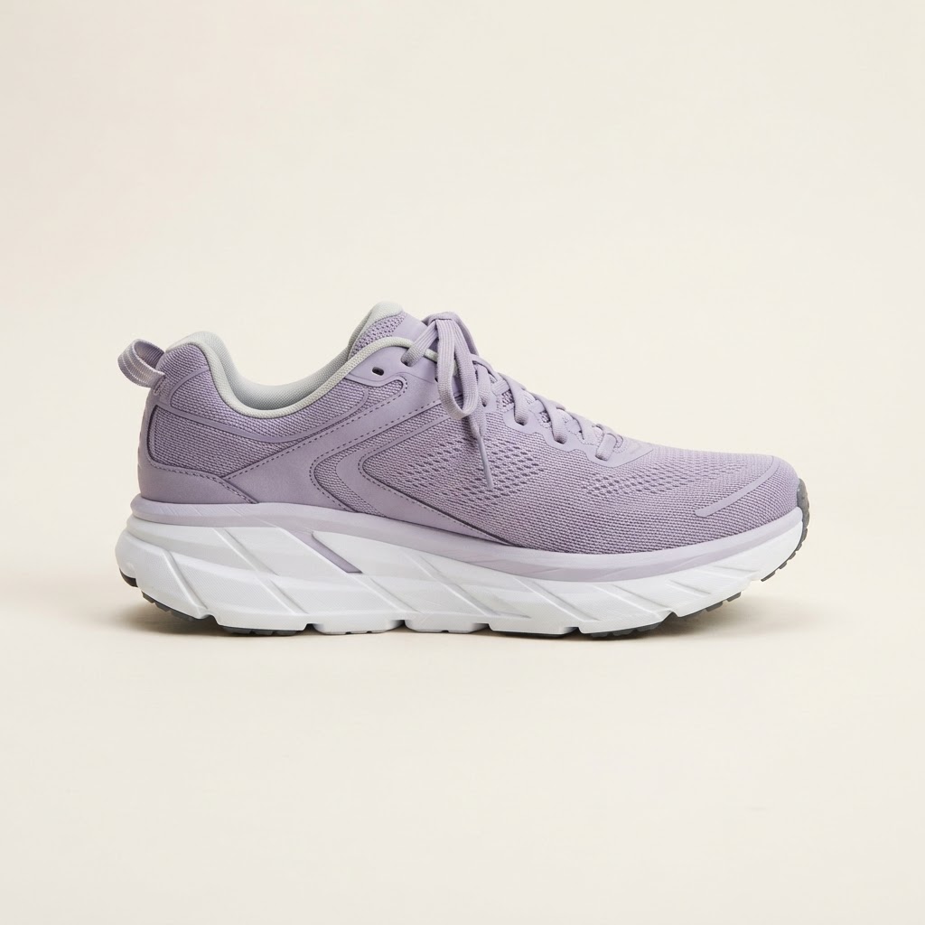 Purple running shoe