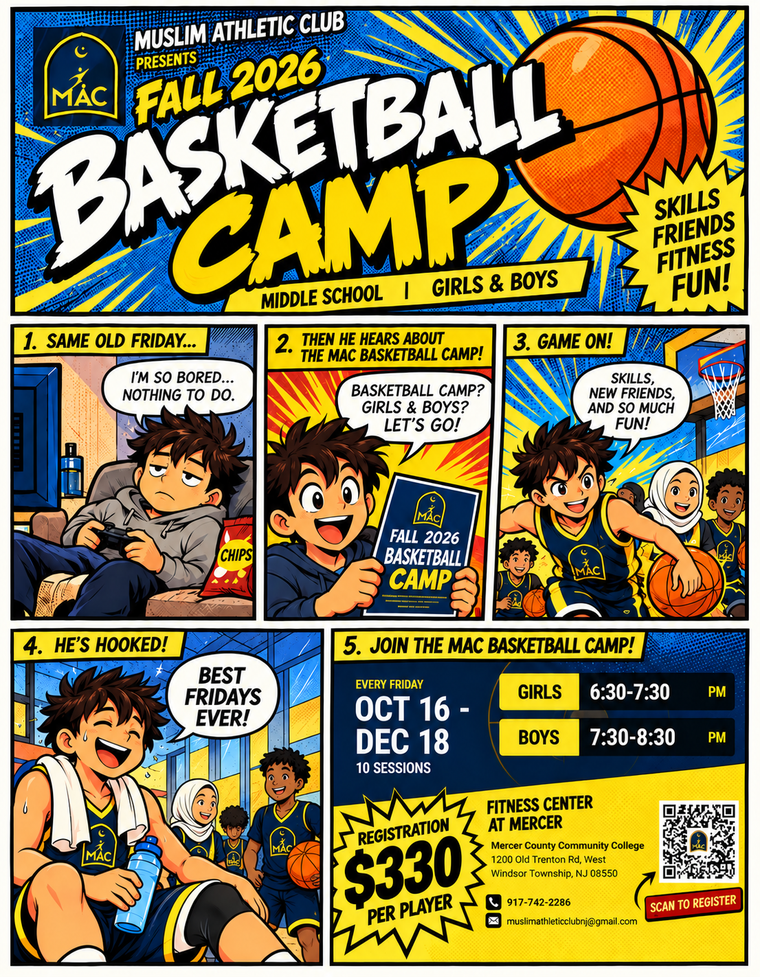 Middle School Basketball Camp