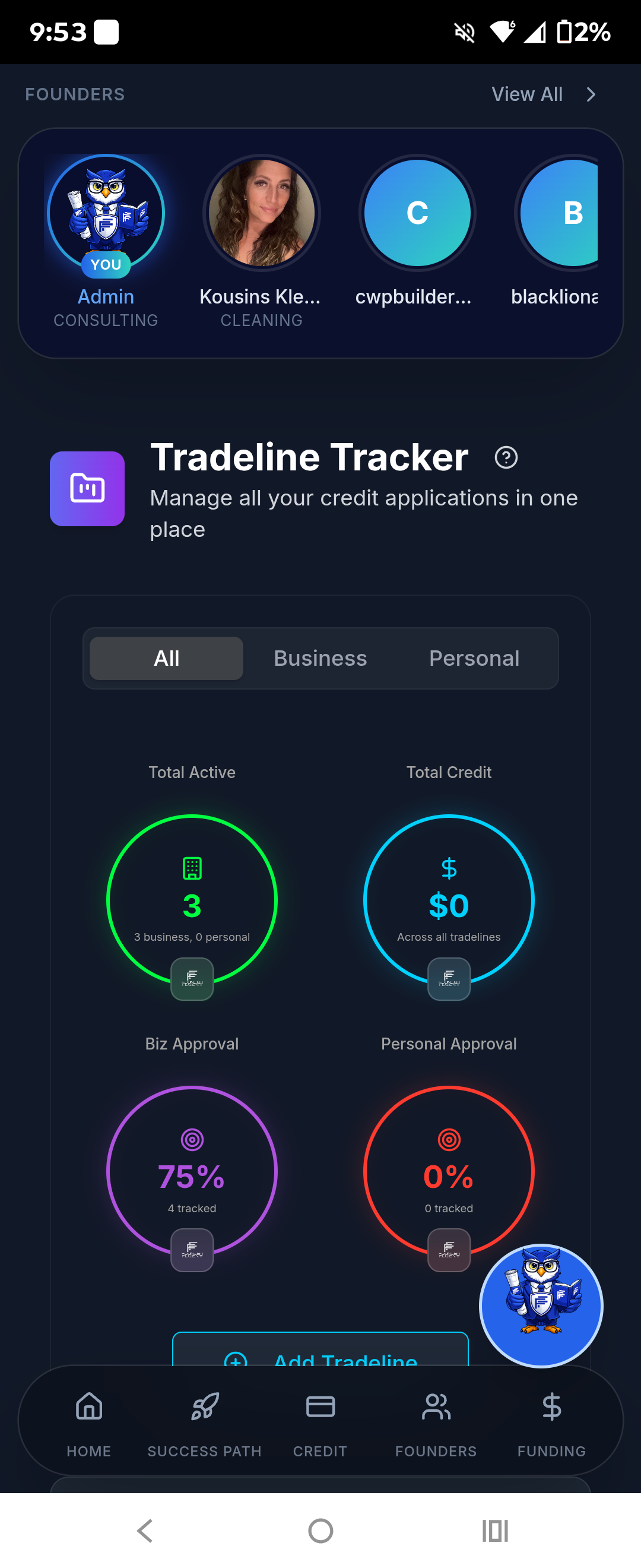 Tradeline Tracker