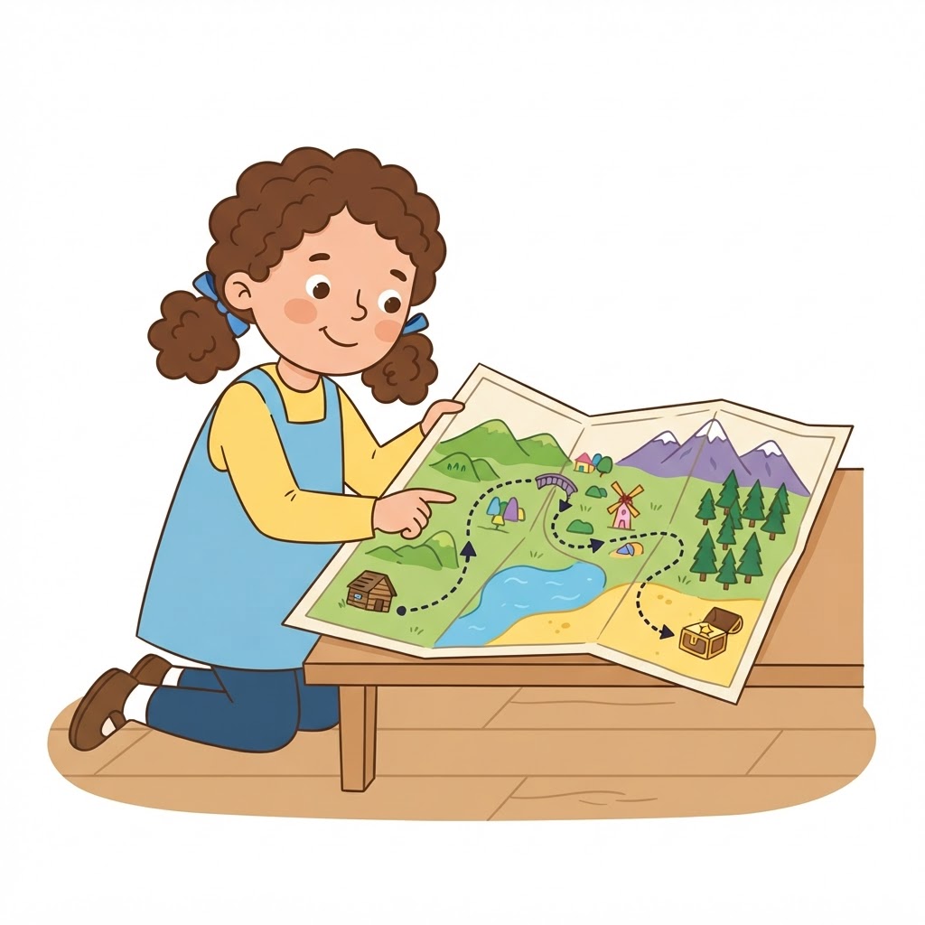 Pam and the Map