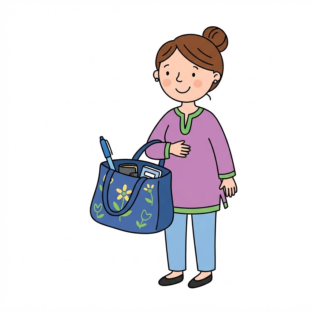 Mom and the Bag