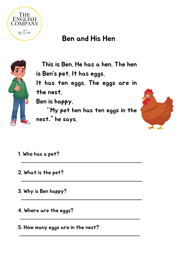 Ben and His Hen