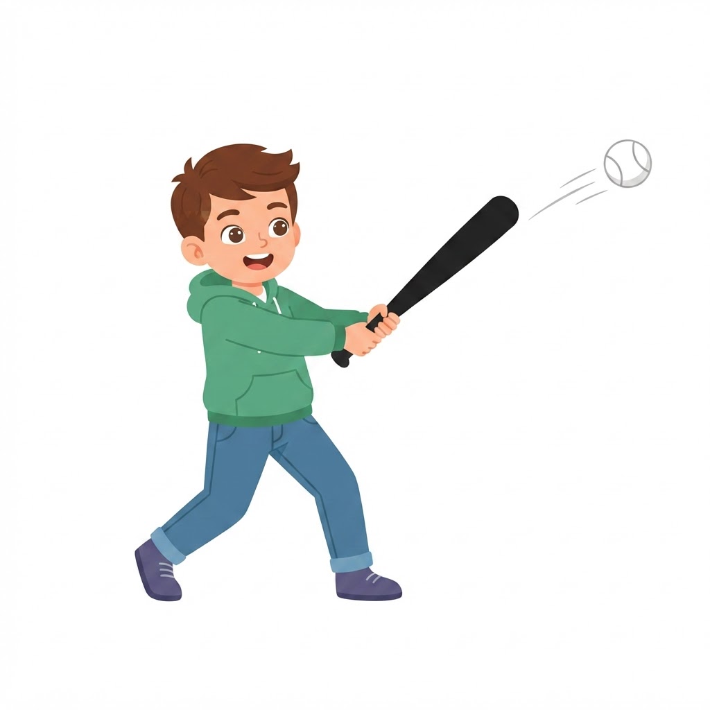 Tom and the Bat
