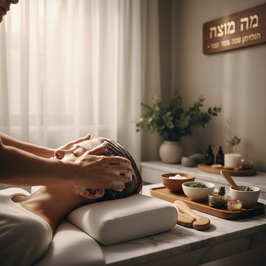 ספא ראש יפני בטיפול