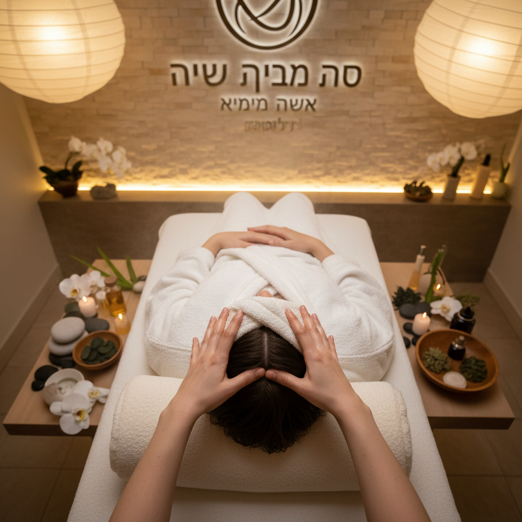 עיסוי ראש יפני